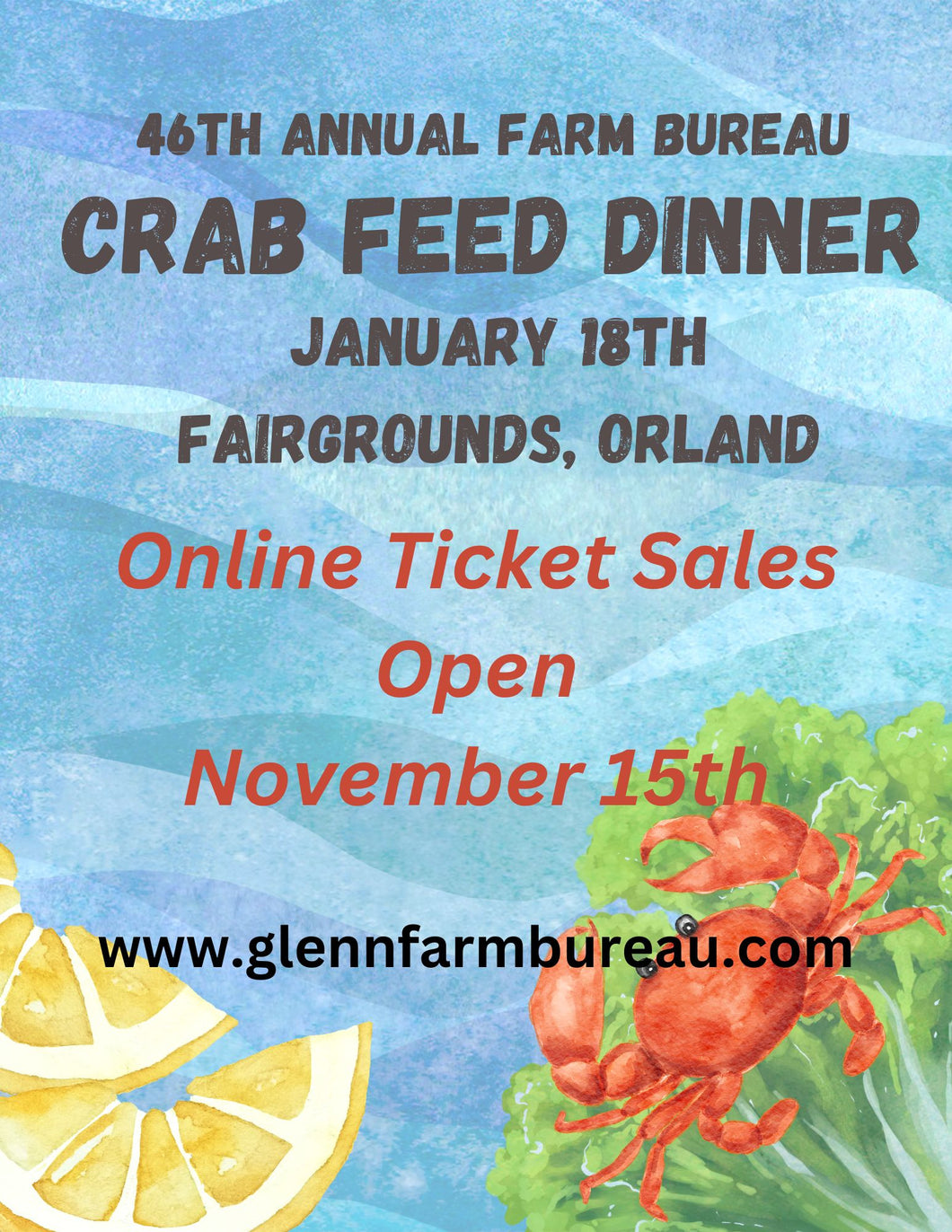 Crab Feed Dinner Ticket