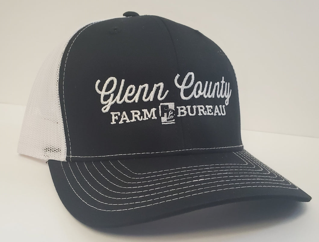 Black/White Structured Hat